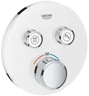 GROHE Grohtherm SmartControl Thermostatiche Douchekraan - Inbouw mengkraan - Met omstelling - Rond - Wit