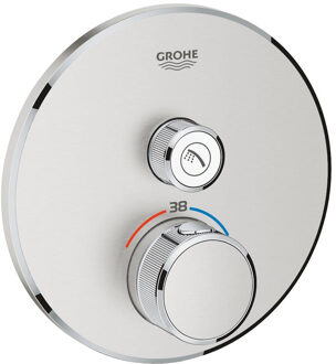 GROHE Grohtherm SmartControl Thermostatiche Douchekraan - Inbouw mengkraan - Rond - RVS (supersteel)