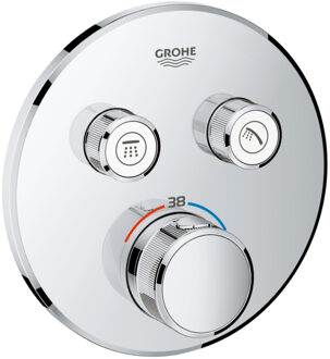 GROHE Grohtherm SmartControl Thermostatiche Douchekraan - Inbouw - Met omstelling - RVS (supersteel)