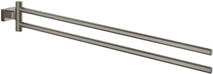 GROHE Handdoekhouder GROHE Essentials Cube Hard Graphite Geborsteld Grafiet