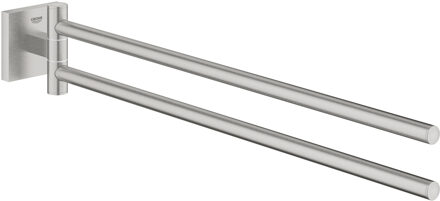 GROHE Handdoekhouder GROHE Start Cube 2-Lids, Supersteel RVS