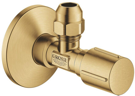 GROHE hoekstopkraan 1/2'' x 3/8'' met zelfdichtend schroefdraad, cool sunrise geborsteld