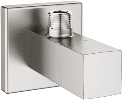 GROHE Hoekstopkraan GROHE Eurocube Supersteel RVS