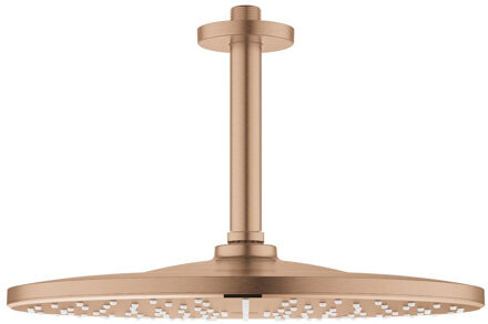 GROHE Hoofddoucheset GROHE Rainshower 310 Rond Plafond, Mono 9,5 L/M, Warm Sunset Geborsteld Brons