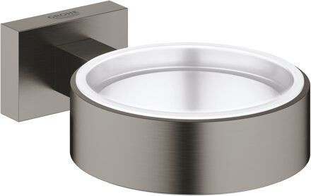 GROHE Houder GROHE Essentials Cube Hard Graphite Geborsteld Grafiet