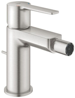 GROHE Lineare New bidetkraan S-size met waste supersteel