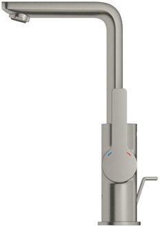 GROHE Lineare New Wastafelkraan L - Hoge uitloop - Met trekwaste - Supersteel