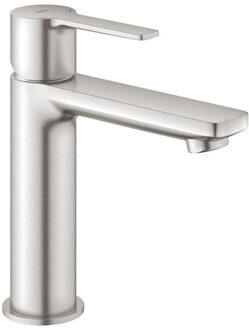 GROHE Lineare Wastafelkraan S - Lage uitloop - Supersteel