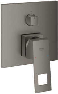 GROHE Opbouwdeel GROHE Eurocube 3-Weg Hard Graphite Geborsteld Grafiet