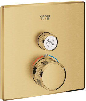 GROHE Opbouwdeel GROHE Grohtherm Smartcontrol Douche T, Vierkant Cool Sunrise Geborsteld Goud