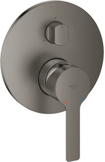 GROHE Opbouwdeel GROHE Lineare 3-Weg Hard Graphite Geborsteld Grafiet