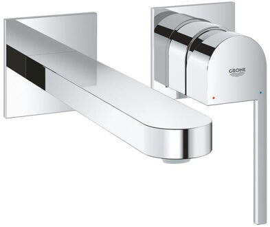 GROHE Plus wand inbouw wastafelkraan - Opbouwdeel - Lange uitloop - Chroom