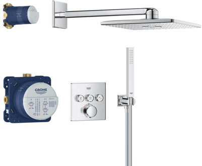 GROHE Precision SmartControl Concealed shower system with Vitalio SmartActive 310 Cube Chroom
