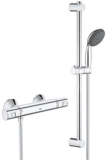 GROHE Precision Start Thermostatische Douchekraan - Met Vitalio doucheset - 15 cm hartafstand