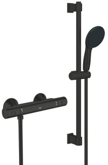 GROHE Precision Start Thermostatische douchemengkraan Mat Zwart