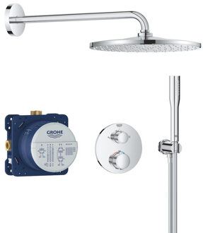 GROHE Precision Thermostat Perfect shower set met Vitalio Rain Mono 310 Chroom