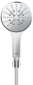 GROHE Rainshower SmartActive 130 Doucheset - 3 straalsoorten - wandhouder - chroom - 26581000