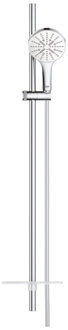 GROHE Rainshower SmartActive 130 Glijstangset - 90 cm - met zeepschaal - chroom/moon white - 26579LS0