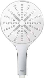 GROHE Rainshower SmartActive 150 Handdouche - 13 cm - 3 straalsoorten - chroom/moon white - 26554LS0