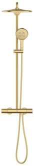 GROHE Rainshower SmartActive 310 douchesysteem rond thermostatisch hoofddouche Ø31cm en handdouche Ø13cm brushed cool sunrise 26836gn0 Cool sunrise geborsteld (goud)