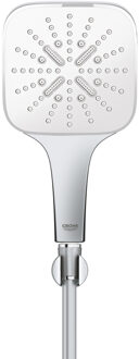 GROHE Rainshower SmartActive Cube 130 Badset - 3 straalsoorten - chroom/moon white - 26589LS0