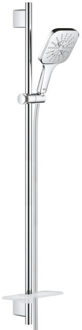 GROHE Rainshower SmartActive Cube 130 Glijstangset - 90 cm - met zeepschaal - chroom - 26587000