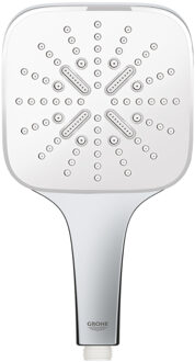 GROHE Rainshower SmartActive Cube 130 Handdouche - 3 straalsoorten - chroom/moon white - 26582LS0
