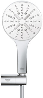 GROHE Rainshower SmartActive130 Doucheset - verstelbaar - chroom/moon white - 26580LS0