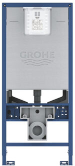 GROHE Rapid SLX inbouwreservoir (met installatiehoogte van 1,13m) voor een zwevend toilet - Met universele stortbak, flowmanager, stopcontact en zonder afvoerpijp - 39597000