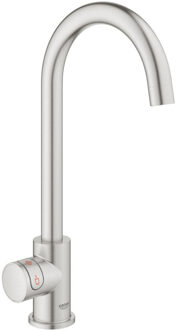 GROHE Red 3-in-1 Kokendwaterkraan C-Uitloop Chroom Zilver