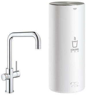 GROHE Red 3-in-1 Kokendwaterkraan U-Uitloop Chroom Zilver