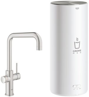 GROHE Red 3-in-1 Kokendwaterkraan U-Uitloop RVS Zilver