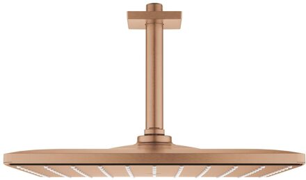 GROHE Regendoucheset GROHE Rainshower Mono Cube 31 cm met Plafondarm Warm Sunset Geborsteld Brons