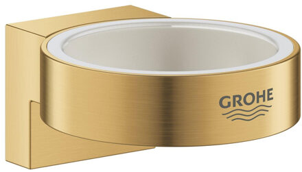 GROHE Selection Houder Voor Glas En Zeepdispenser - Cool Sunrise Geborsteld (mat goud) - 41027GN0