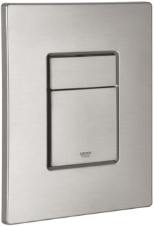 GROHE Skate Cosmopolitan bedieningsplaat dualflush 15.6x19.7cm supersteel