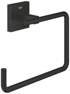 GROHE Start Cube QuickFix Handdoekring - 18.8cm - vierkant - matte black 409752430 Zwart mat