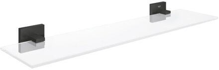 GROHE Start Cube QuickFix Planchet - 53x14.6cm - glas - mat zwart 411092430 Zwart mat