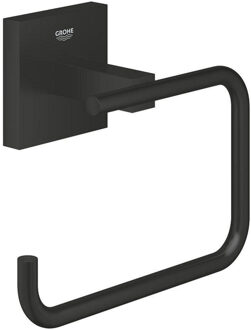 GROHE Start Cube QuickFix Toiletrolhouder - zonder klep - matte black 409782430 Zwart mat