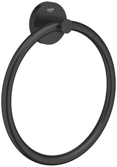 GROHE Start Handdoekring - Ø18cm - mat zwart 411742430 Zwart mat