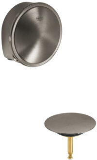 GROHE Talentofill afbouwdeel voor badafvoer-, overloop- en vulcombinatie t.b.v. 28991 en 28990 brushed hard graphite