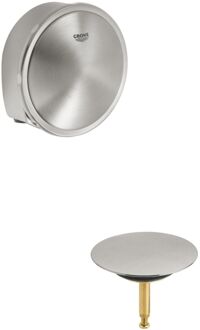 GROHE Talentofill afbouwdeel voor badafvoer-, overloop- en vulcombinatie t.b.v. 28991 en 28990 supersteel