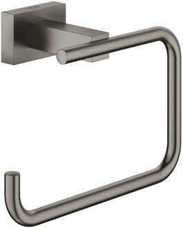 GROHE Toiletrolhouder GROHE Essentials Cube Hard Graphite Geborsteld Grafiet