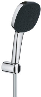 GROHE Vitalio Comfort QuickFix Handdoucheset - Ø11cm - 3 straalsoorten - 8.0l/min - met houder - met slang - 175cm - chroom 26176001