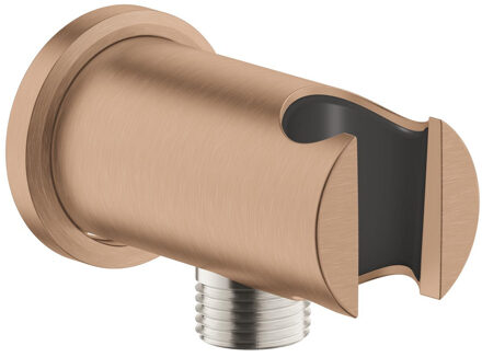 GROHE Wandaansluitbocht GROHE Rainshower Met Houder Rond, Warm Sunset Geborsteld Brons