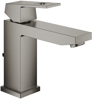 GROHE Wastafelmengkraan GROHE Eurocube M-Size M/Waste Hard Graphite Geborsteld Grafiet