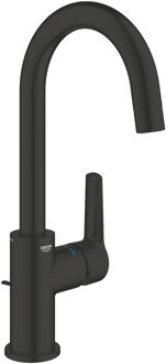 GROHE Wastafelmengkraan GROHE QuickFix Start L-Size Met Waste Mat Zwart