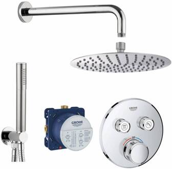 GROHE /Wiesbaden SmartControl Inbouw Doucheset Rond Met Hoofddouche 20 cm en Handdouche Compleet