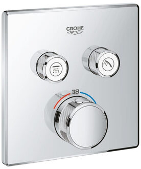 Grohtherm SmartControl Thermostatiche Douchekraan - Inbouw mengkraan - Met omstelling - Chroom