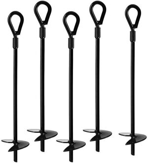 Grond Anker Boomgaard Grond Anker Zware Aarde Anker Onderdak, Luifel, Tent, Swing Set, Trampoline, 5 Pcs