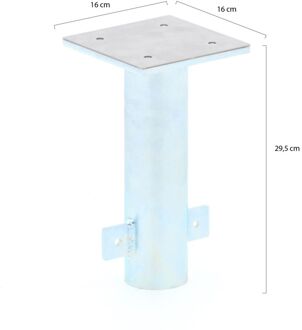 Grondanker t.b.v. Jamaica/Java parasol - Laagste prijsgarantie! Grijs